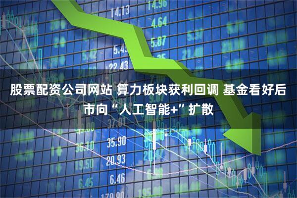 股票配资公司网站 算力板块获利回调 基金看好后市向“人工智能+”扩散