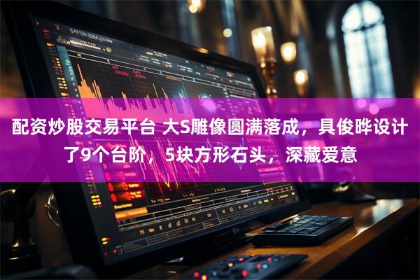 配资炒股交易平台 大S雕像圆满落成，具俊晔设计了9个台阶，5块方形石头，深藏爱意